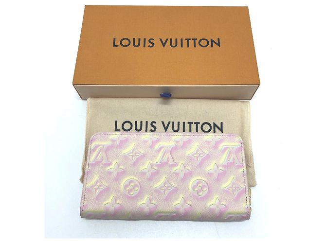 Cartera Zippy Monogram Empreinte Louis Vuitton Rosa - vista 13
