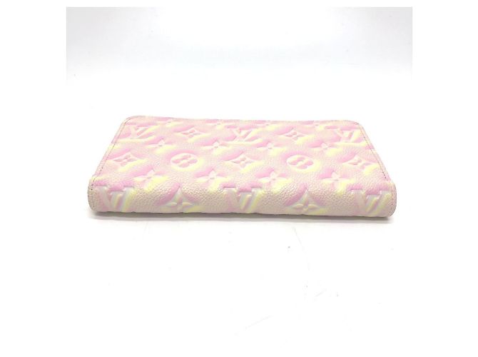 Cartera Zippy Monogram Empreinte Louis Vuitton Rosa - vista 3