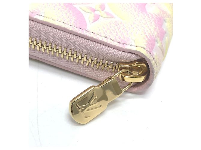 Cartera Zippy Monogram Empreinte Louis Vuitton Rosa - vista 4