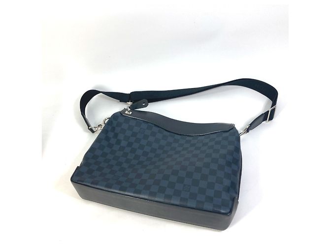 Borsa a Spalla Greenwich Damier Cobalt di Louis Vuitton Blu navy - vista 11