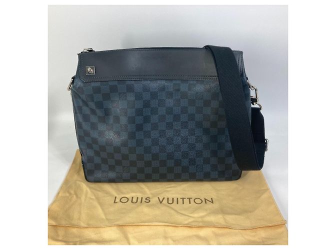 Borsa a Spalla Greenwich Damier Cobalt di Louis Vuitton Blu navy - vista 15