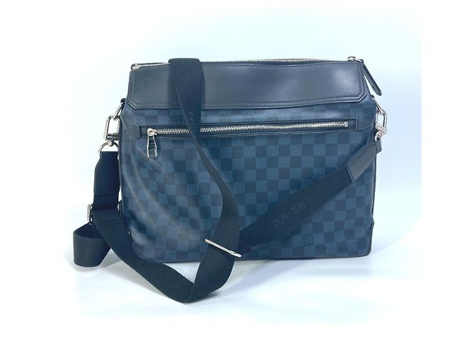 Borsa a Spalla Greenwich Damier Cobalt di Louis Vuitton Blu navy - vista 2