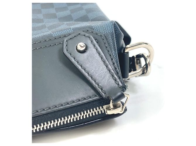 Borsa a Spalla Greenwich Damier Cobalt di Louis Vuitton Blu navy - vista 6