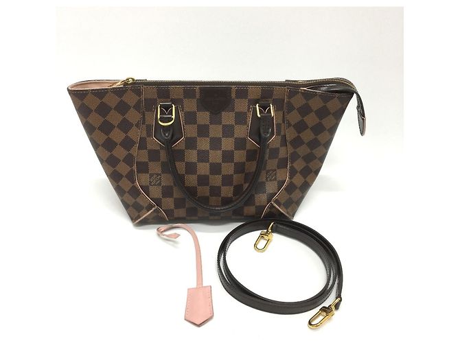 Louis Vuitton Damier Kaissa Tote PM Braun Pink - Ansicht 16