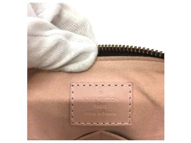 Louis Vuitton Damier Kaissa Tote PM Braun Pink - Ansicht 9