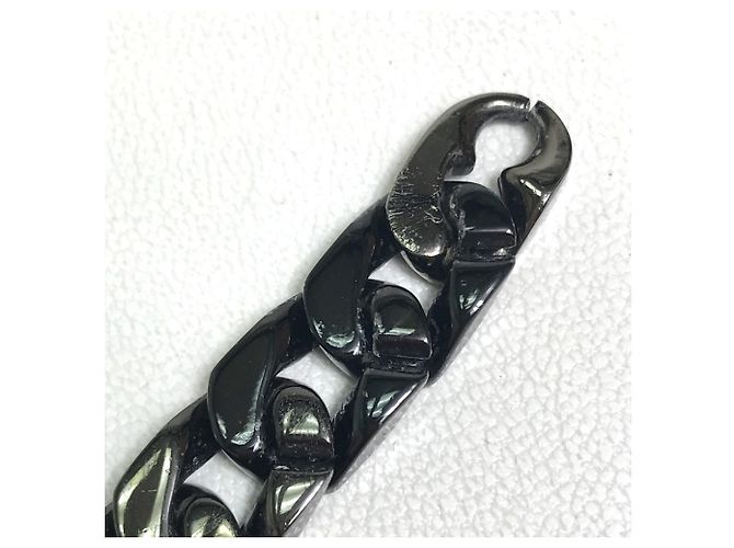 Collana a catena con toppe LV MP2853 di Louis Vuitton Nero Verde - vista 10
