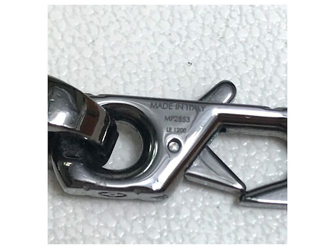 Collana a catena con toppe LV MP2853 di Louis Vuitton Nero Verde - vista 11