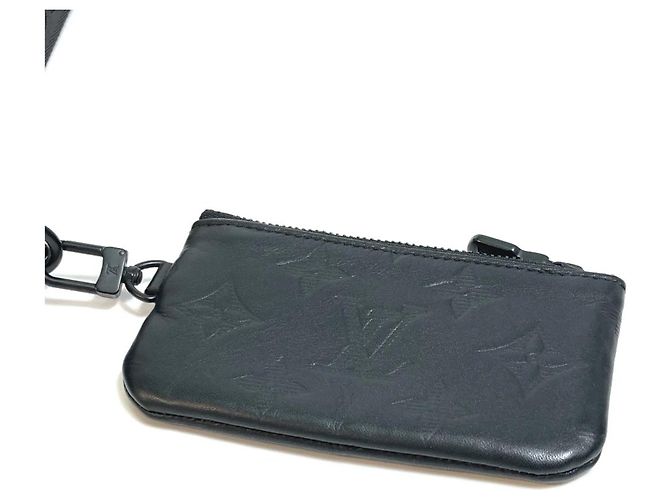 Borsa a tracolla Duo Monogram Shadow Louis Vuitton Nero - vista 4