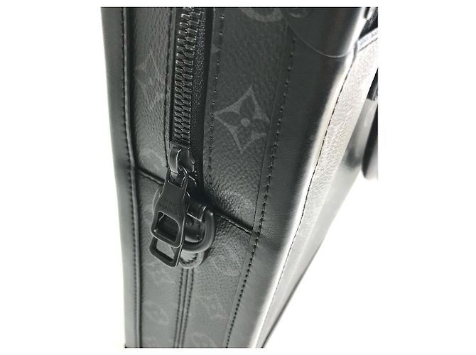 Louis Vuitton Monogram Eclipse Soft Trunk Briefcase Black - view 15