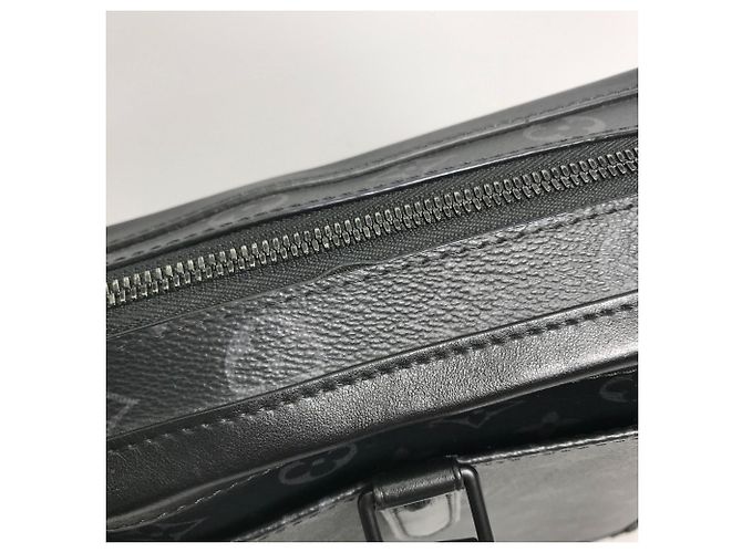 Louis Vuitton Monogram Eclipse Soft Trunk Briefcase Black - view 2