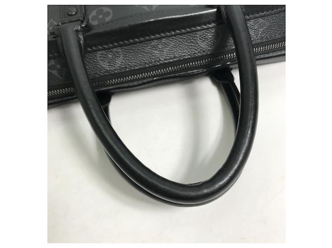 Louis Vuitton Monogram Eclipse Soft Trunk Briefcase Black - view 3