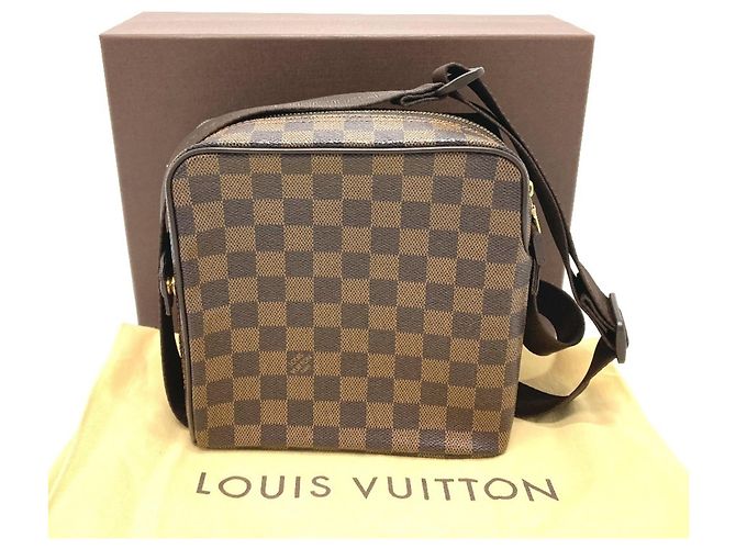 Borsa a Spalla Pochette PM Damier Olaf di Louis Vuitton Marrone Damier ebene - vista 13