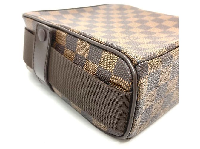 Borsa a Spalla Pochette PM Damier Olaf di Louis Vuitton Marrone Damier ebene - vista 8