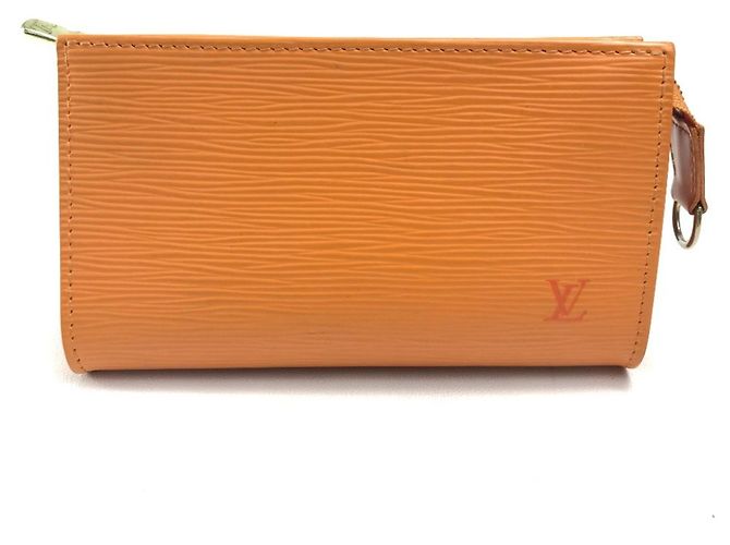 Borsa Tote Petit Bucket PM in Epi Louis Vuitton Arancione - vista 11