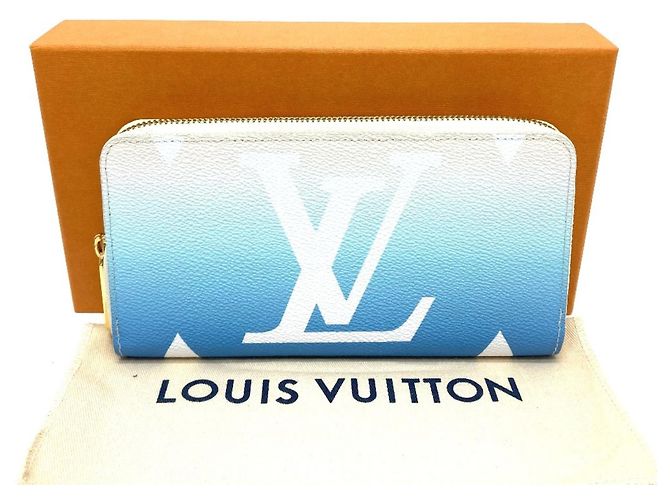 Zippy Geldbörse Monogram Giant Louis Vuitton By the Pool Blau - Ansicht 14