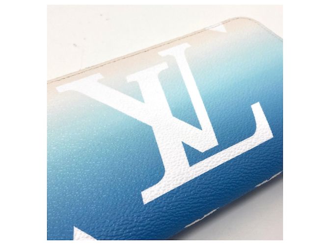 Zippy Geldbörse Monogram Giant Louis Vuitton By the Pool Blau - Ansicht 7