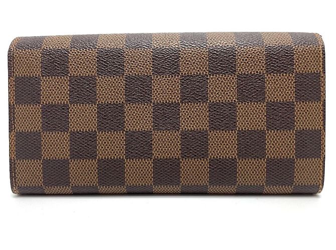 Cartera Bifold Sarah Damier Louis Vuitton Castaño Damier ebene - vista 2
