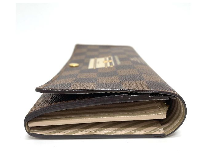 Cartera Bifold Sarah Damier Louis Vuitton Castaño Damier ebene - vista 3