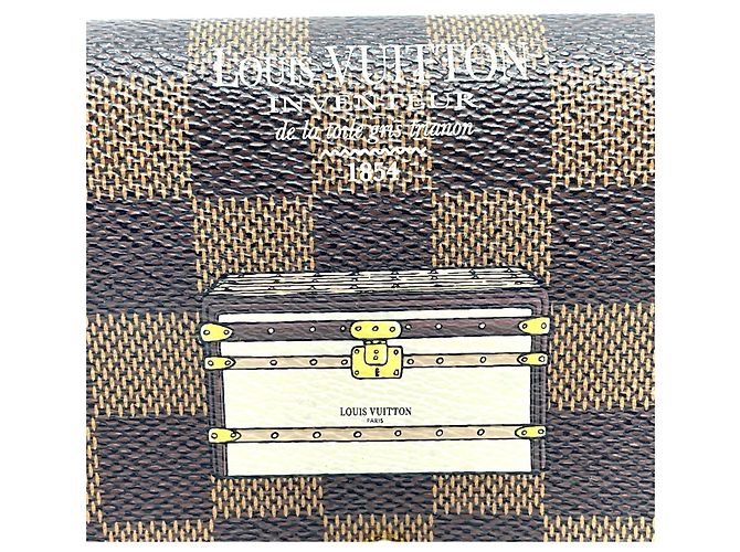 Cartera Bifold Sarah Damier Louis Vuitton Castaño Damier ebene - vista 7