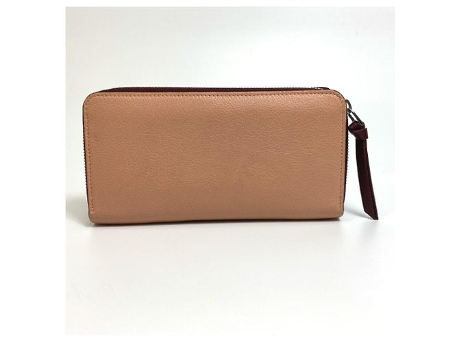 Cartera Larga Zippy Lockme Louis Vuitton Beige Naranja - vista 2
