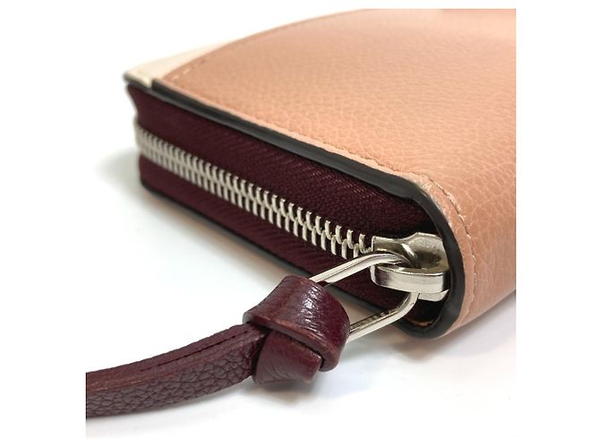 Cartera Larga Zippy Lockme Louis Vuitton Beige Naranja - vista 4