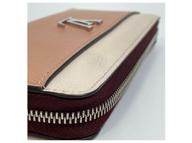 Cartera Larga Zippy Lockme Louis Vuitton Beige Naranja - vista 7