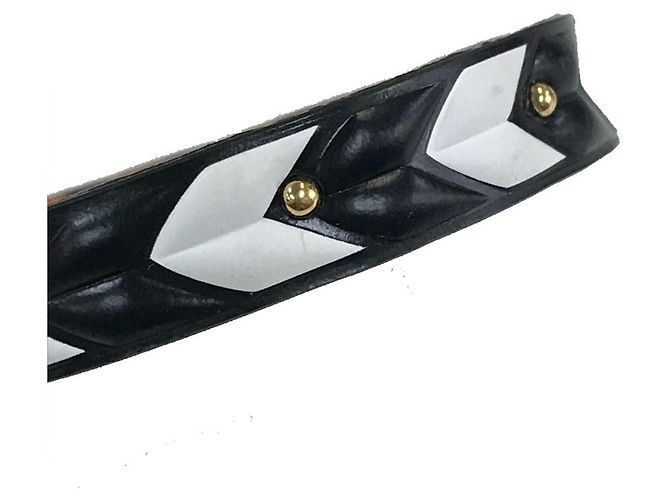 Bracciale Charm Monogramma Louis Vuitton Marrone Nero Bianco - vista 8