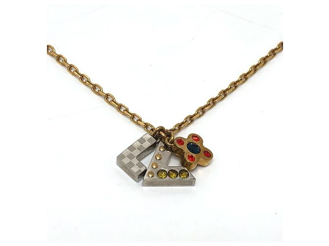 Collana a catena Love Letters con pendente in strass Louis Vuitton - vista 2