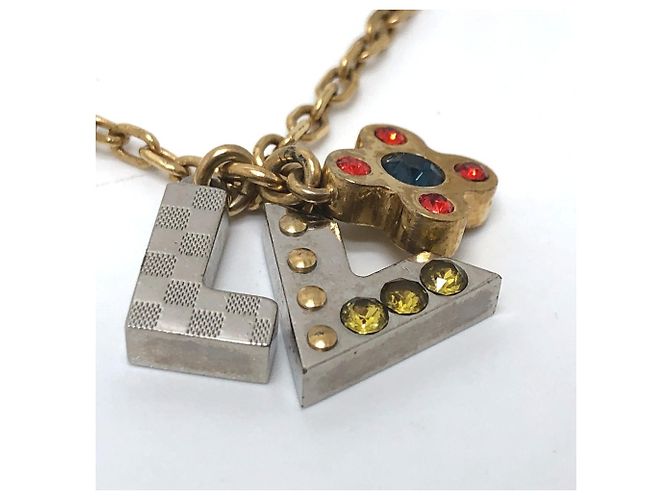 Collana a catena Love Letters con pendente in strass Louis Vuitton - vista 4