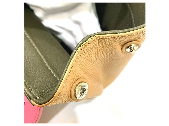 Lockme II Tricolor Handtasche von Louis Vuitton Pink Beige Khaki - Ansicht 12