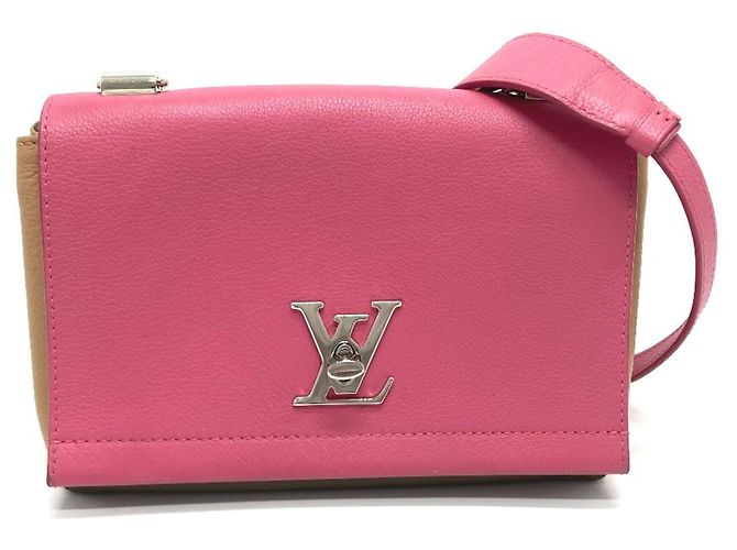 Lockme II Tricolor Handtasche von Louis Vuitton Pink Beige Khaki - Ansicht 7