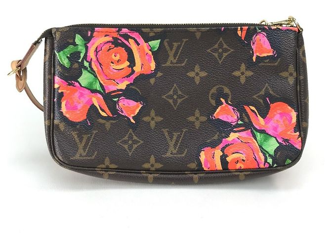Borsa Pochette Accessoires Monogram Rose Louis Vuitton Marrone Monogramma - vista 2