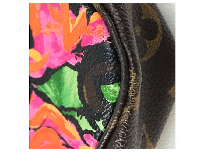 Borsa Pochette Accessoires Monogram Rose Louis Vuitton Marrone Monogramma - vista 4