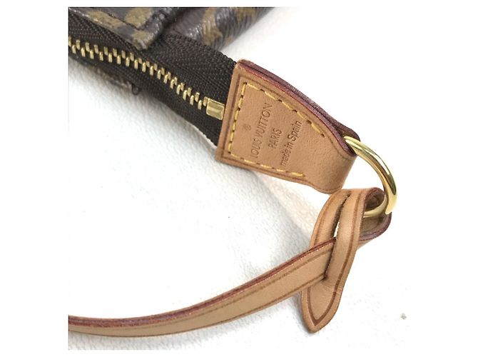 Borsa Pochette Accessoires Monogram Rose Louis Vuitton Marrone Monogramma - vista 7