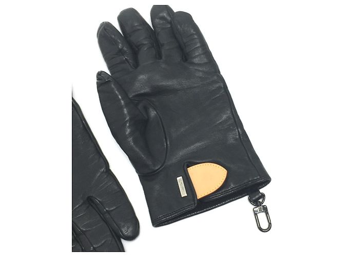 Louis Vuitton MP2429 Gon LV Staple Edition Handschuhe Schwarz - Ansicht 2