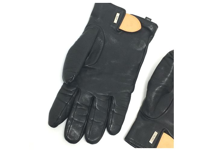 Louis Vuitton MP2429 Gon LV Staple Edition Handschuhe Schwarz - Ansicht 3