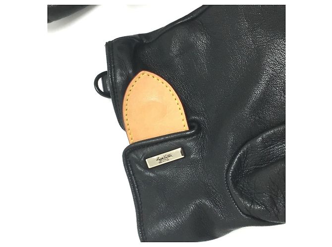 Louis Vuitton MP2429 Gon LV Staple Edition Handschuhe Schwarz - Ansicht 6
