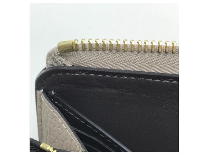 Louis Vuitton Monogramm Blumen Zippy Geldbörse Comete Beige - Ansicht 10