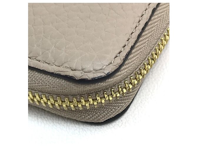 Louis Vuitton Monogramm Blumen Zippy Geldbörse Comete Beige - Ansicht 4