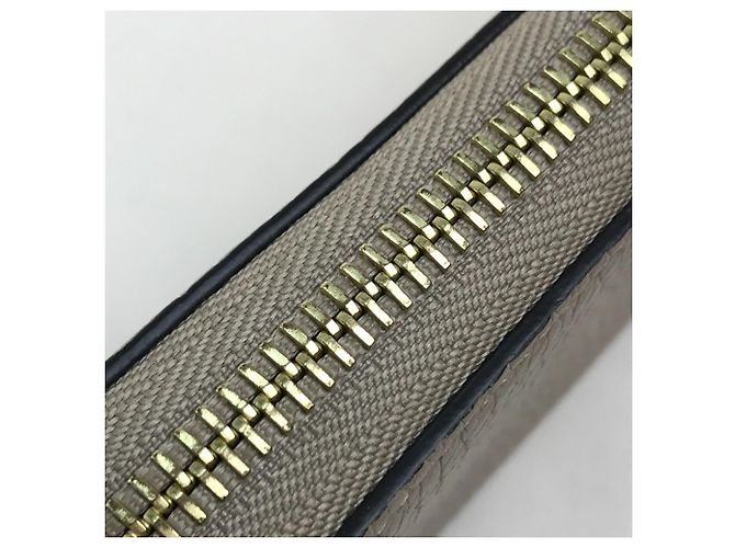 Louis Vuitton Monogramm Blumen Zippy Geldbörse Comete Beige - Ansicht 6