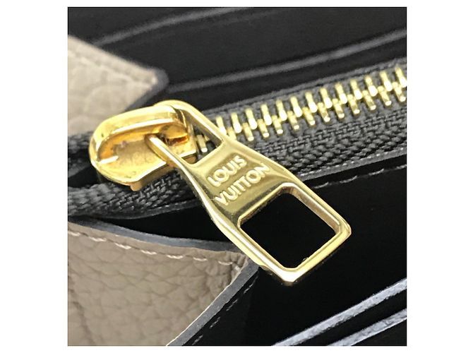 Louis Vuitton Monogramm Blumen Zippy Geldbörse Comete Beige - Ansicht 8
