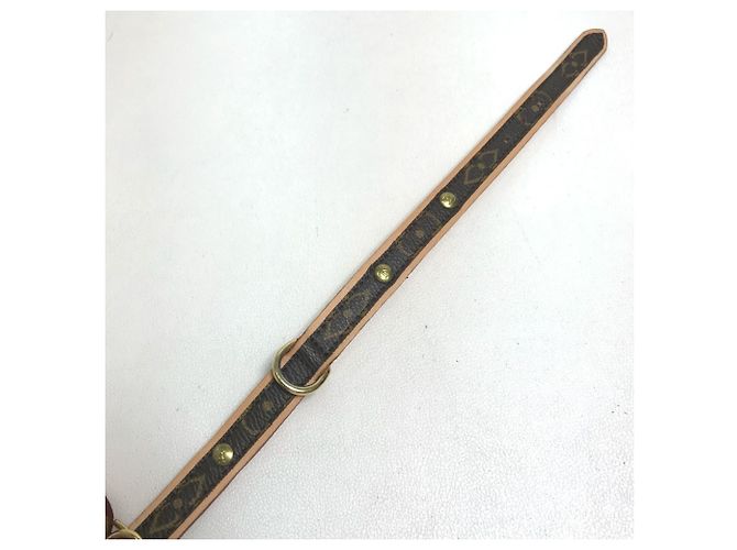 Louis Vuitton Monogram Collier Baxter PM Dog Collar Brown - view 11