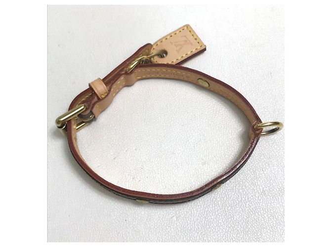 Louis Vuitton Monogram Collier Baxter PM Dog Collar Brown - view 3
