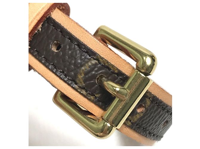 Louis Vuitton Monogram Collier Baxter PM Dog Collar Brown - view 8