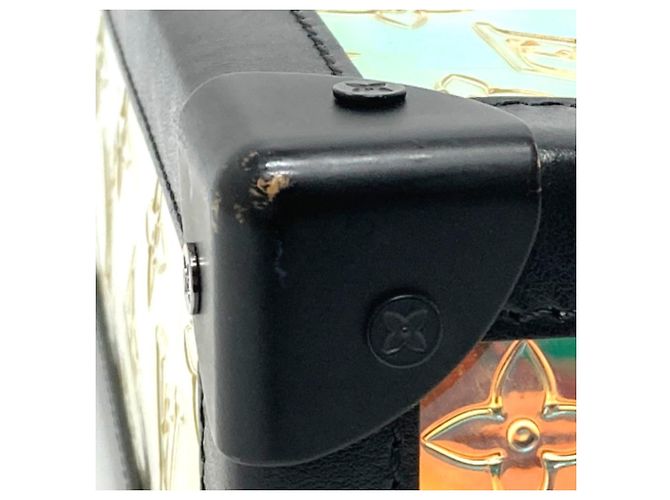 Borsa a Spalla Soft Trunk Monogram Prism di Louis Vuitton Nero - vista 5