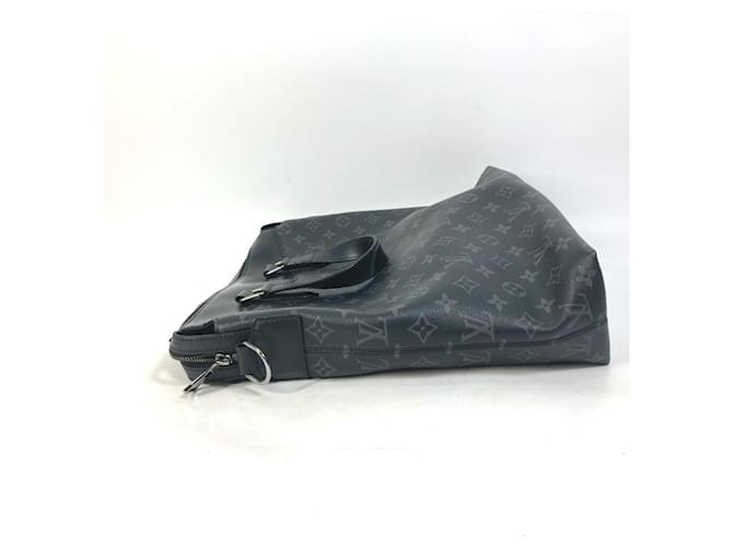Louis Vuitton Monogram Eclipse Explorer Tote Shoulder Bag Black - view 3