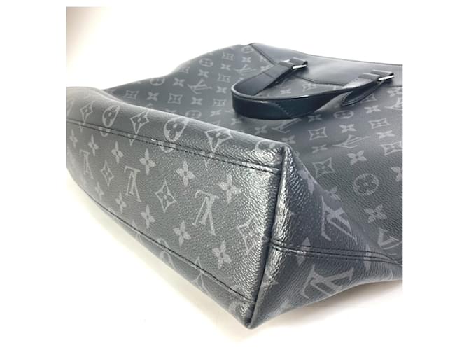 Louis Vuitton Monogram Eclipse Explorer Tote Shoulder Bag Black - view 7