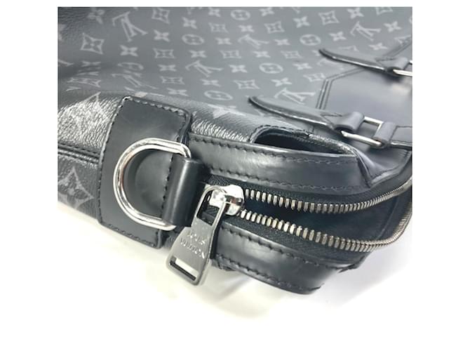 Louis Vuitton Monogram Eclipse Explorer Tote Shoulder Bag Black - view 9