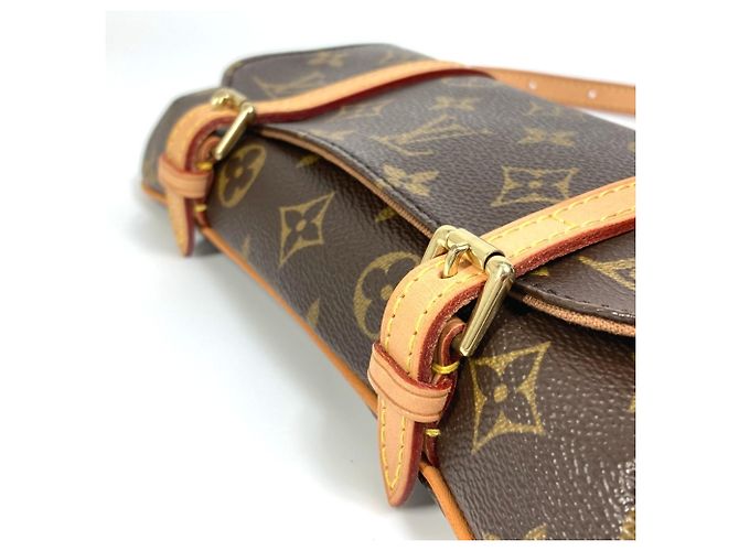 Pochette Marel in Tela Monogram Louis Vuitton Marrone - vista 11