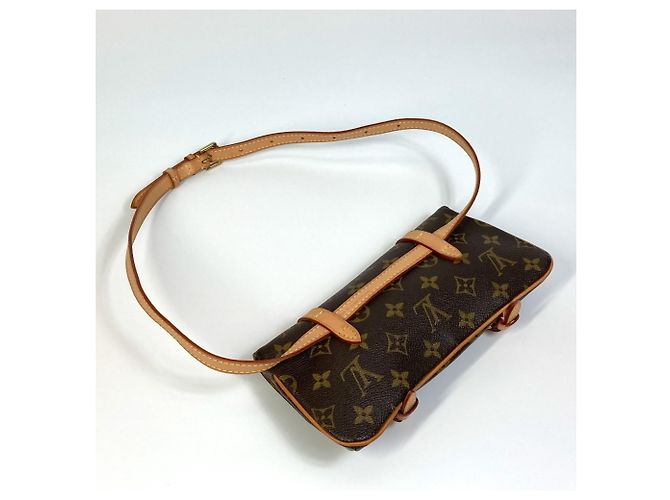 Pochette Marel in Tela Monogram Louis Vuitton Marrone - vista 2